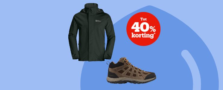 korting outdoorkleding tijdens Black Friday week